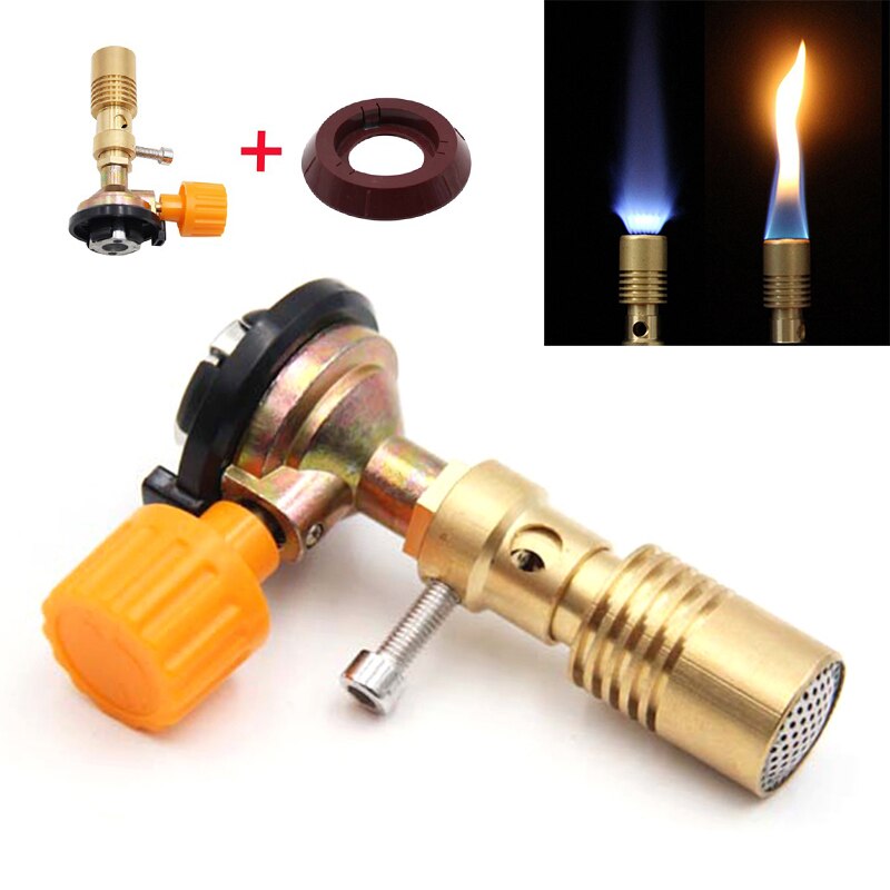 1x Draagbare Laboratorium Ziekenhuis Propaan Bunsen Gas Brander Lamp Verstelbare Vlam