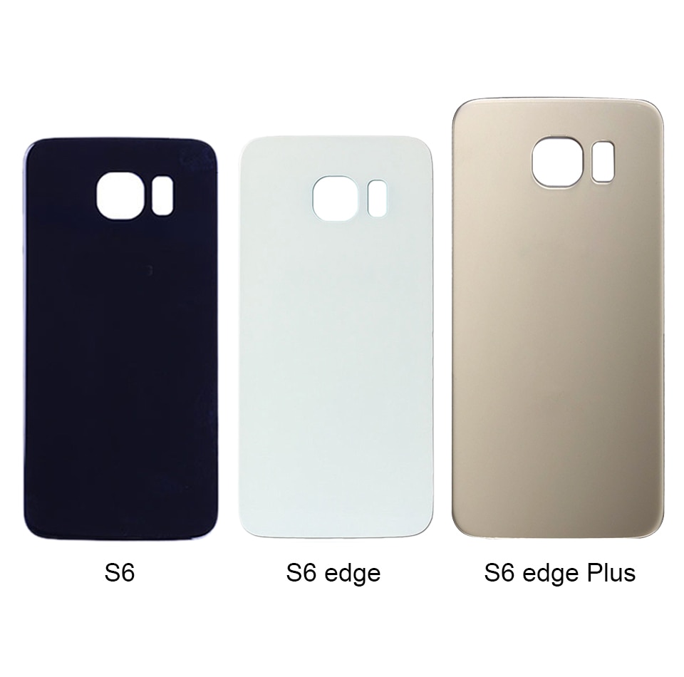 ORIGINELE Glas Cover Voor Samsung Galaxy S6 Terug Glas G920 Batterij Cover G925 G928 Behuizing S6 Rand S6 + S6Edge plus