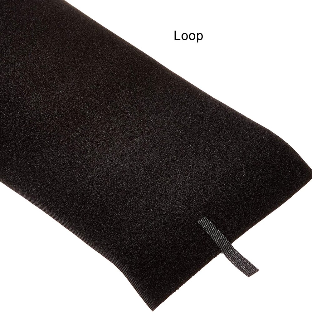 150mm leveä ompele koukulla ja silmukalla tarttumaton kiinnitysteippi nylon kangas koukkusilmukka teippi musta valkoinen taikateippi tarra 1m/ paria