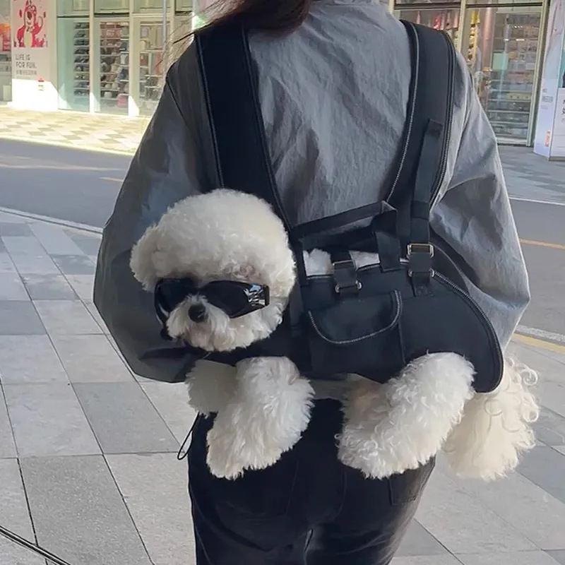 Pet Dog and Cat Carrier Bag Outdoor Hiking Bicycle Bicycle Dog Traveling Bag Backpack for Small Dogs, Medium Dogs and Cats