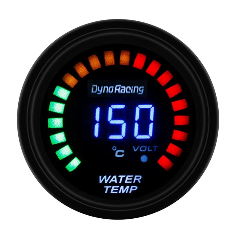 Dageraad tellen beweging Dyno Racing 2 Inch 52Mm Auto Digitale Analoge Led Elektronische Water Temp  Temperatuurmeter Gerookte – Grandado