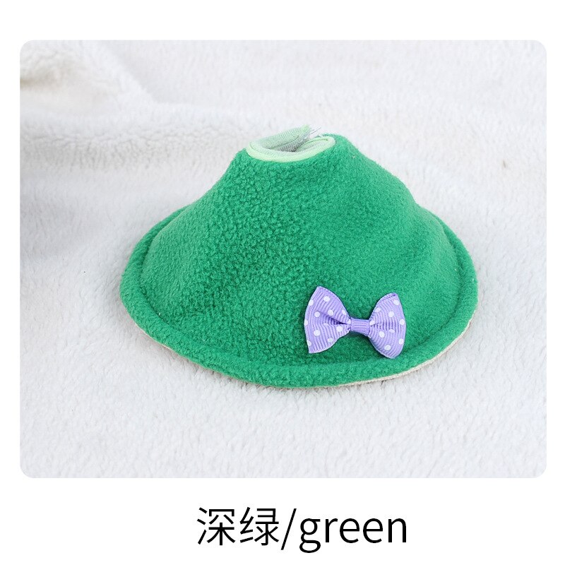 1Pcs Pet Papegaai Zachte Kegel Verstelbare Leuke Anti-Bite Papegaai Kraag Herstel Kraag Hals Mouw Voor Parkiet Huisdier decor Supplies: green M