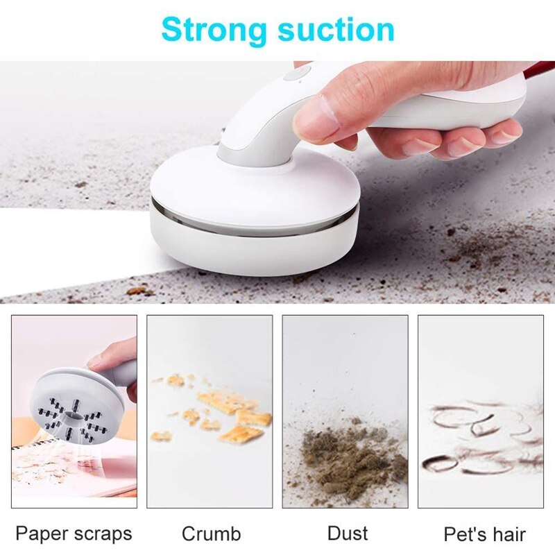 Handheld Mini Vacuum Cleaner, USB Recharge Portable Mini Multi-Function Vacuum Cleaner For Office, Desktop, Keyboard