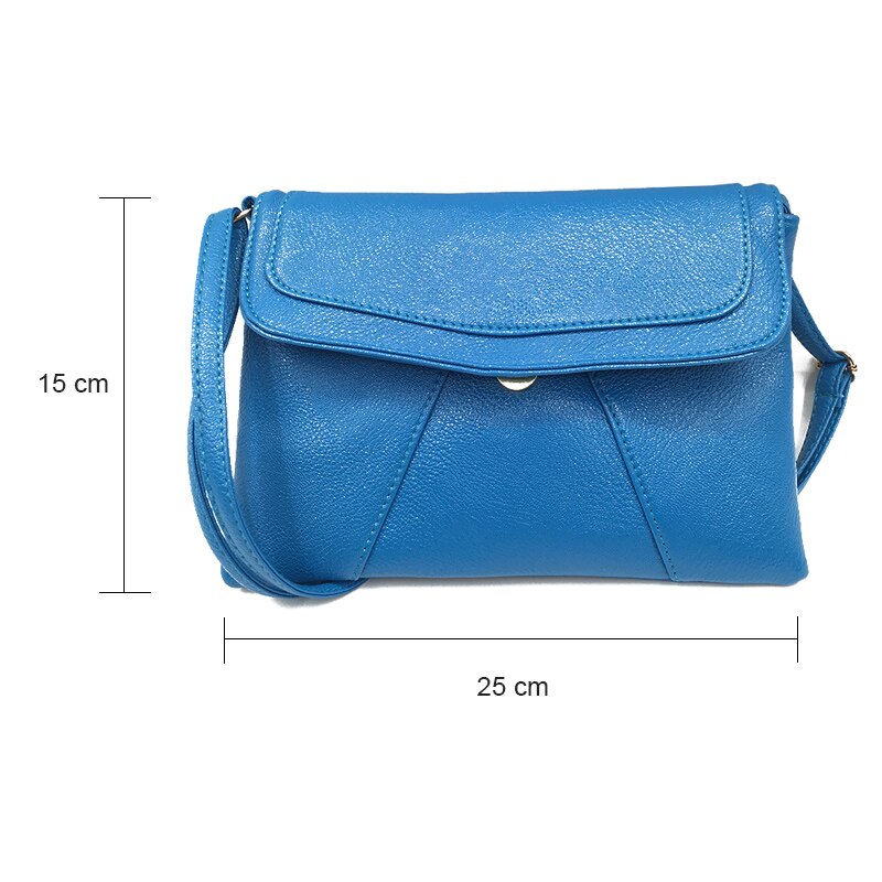 Diagonal magnetisk knap håndtaske dametaske crossbody skulder messenger tasker kvinder konvolut clutch