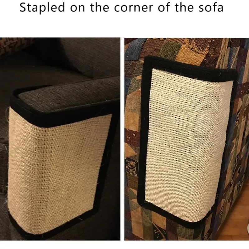 Sisal protetor para arranhões de gatos, protetor natural para cadeiras e móveis, árvore para escalada, protege contra arranhões