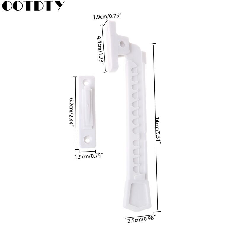 ABS Window Brace With Screws Window Sash Lock Child Safety Window Latch Window Stay Catch