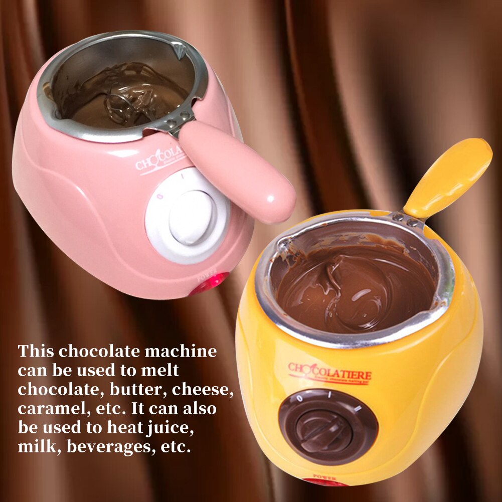 Diy Elektrische Fondue Maker Chocolade Kaas Chocolade Melting Pot Voor Chocolade Caramel Kaas Sauzen Bakken Keuken Accessoires