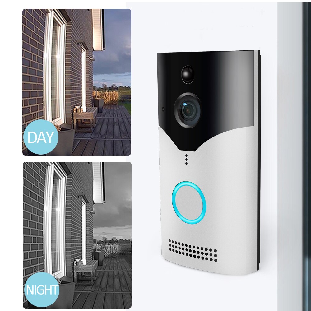 Tuya App Wifi Video Deurbel Camera Hd 1080P Wireless Home Camera Video Intercom Batterij Deurbel 166 Graden View pir Motion