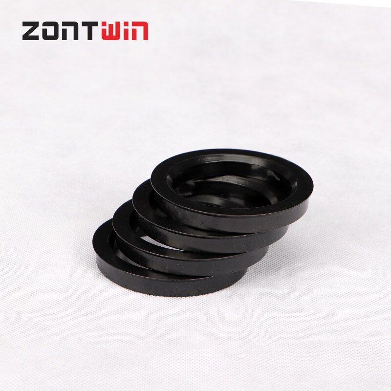 Anneaux De Centrage Pour Moyeu 60.1mm → 64.1mm - Lot De 4 - Noir - Élimine Les Vibrations