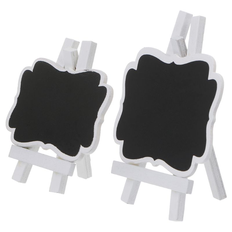 Mini Wooden Chalkboard Blackboard Frame Message Table Number Wedding Party Decor Home Garden DXAB