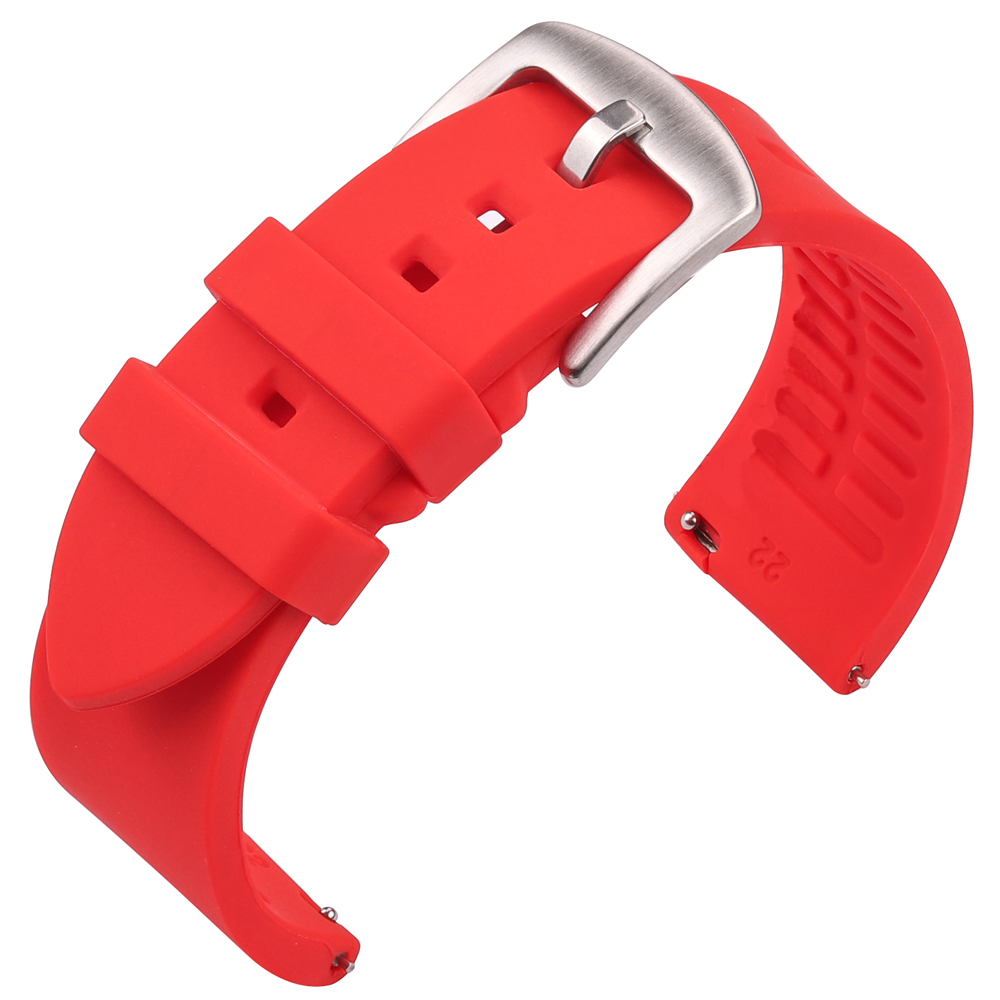 Orologi Cinturino Gomma Cinturino Orologio Subacqueo In Gomma Silicone – 20/22 Mm, Nero, Stile Ploprof, Nuovo Con Etichette Cinturino Nero Per Orologi Sub - Foto 11