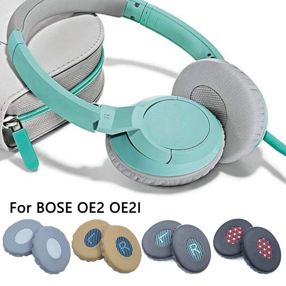 1Pair Replacement Earpads Cushion for BOSE OE2 OE2I Headset Headphones Leather Earmuff Ear Cover Earcups Noise-Cancelling