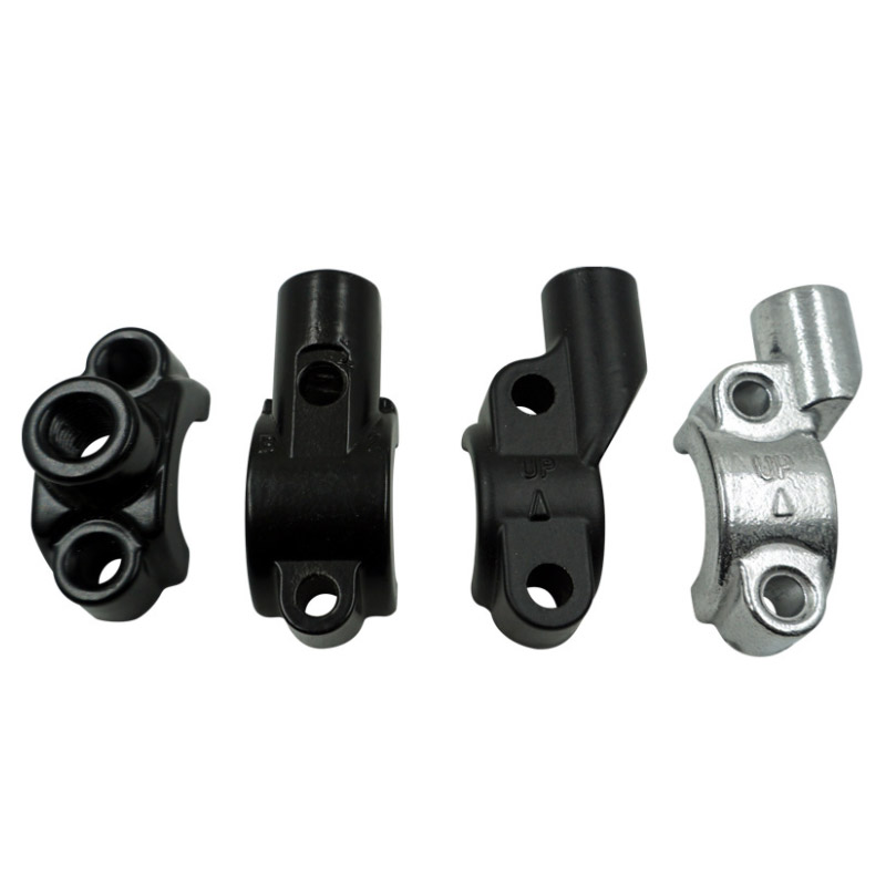 Motorrad Meister Zylinder Bremshebel Spiegel Klemme Rückspiegel Halfter Adapter für 22mm Lenker 10mm Gewinde