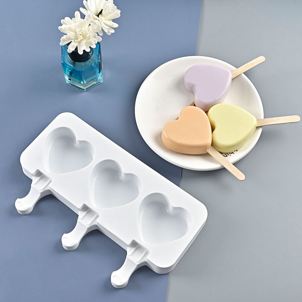 Ice Cream Molds Silicone Popsicle Mold Freeze Ice Cream Maker DIY Dessert Mould Form For Popsicle Mould Cakesicle Mold Tools