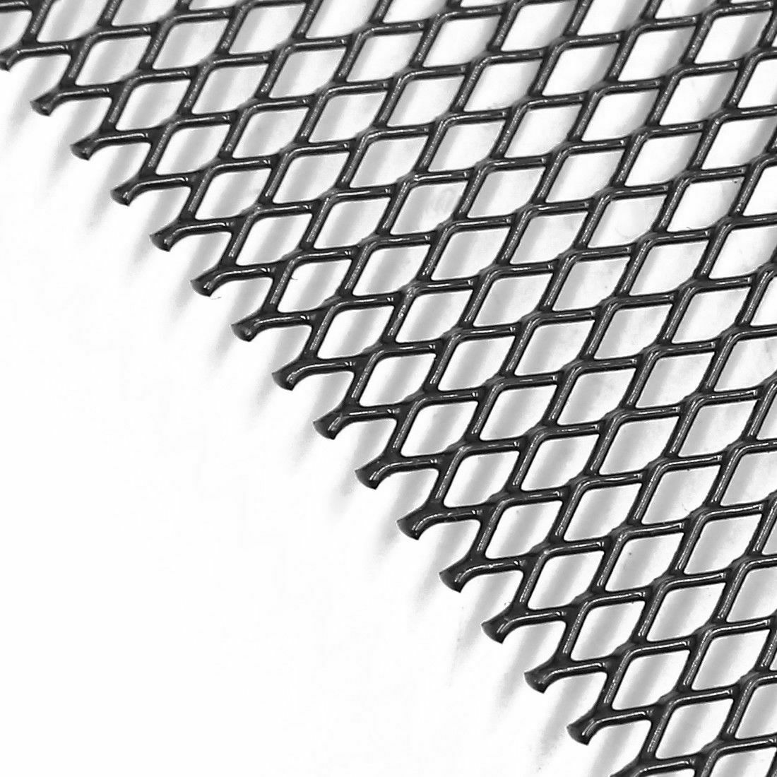Universal bil biler rombisk gitter mesh ark aluminiumslegering køretøj gør-det-selv udvendige reservedele grill 40 x 13 tommer