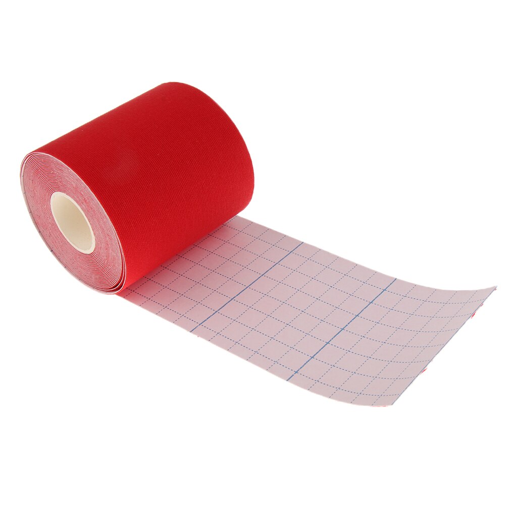 Kinesiology Tape, Waterproof Physio Tape for Pain Release, Muscle and Joints Support 3 Inch x 16 Foot: Red