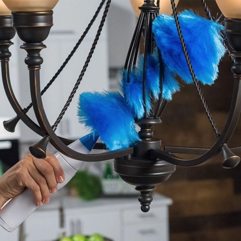Electric Dust Cleaner Brush 360° Adjustable Bookshelf Window Brush Cleaning Electric Dust Cleaner Spin Feather Duster