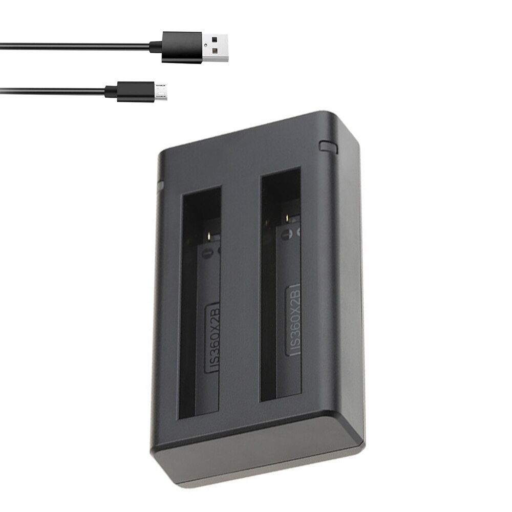 1800mAh battery pack for Insta360 ONE X2 rechargeable lithium battery Insta 360 X2 panoramic camera fast charger accessory: 1 Set Charger