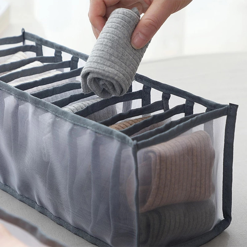 Boîte de rangement pour jeans à 11 grilles, placard, garde-robe, compartiments pour vêtements, tiroirs, sous-vêtements, chaussettes, séparation, organisateur de maison