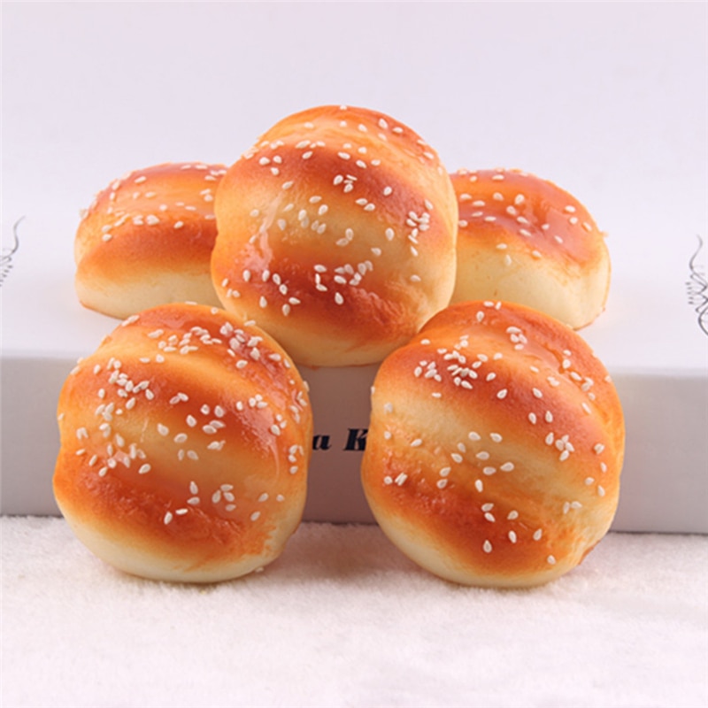 Cute Kawaii Squishy Buns Bread Pretend Play Kitchen Toys fragrancy Shape Marshmallow Bun toy