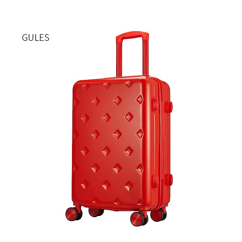 Maleta Mini 20 pulgadas equipaje rodante Maletas De Viaje viajes De negocios equipaje rodante llevar-contraseña maleta 캐리어 شنط سفر: Red / 22 pulgadas