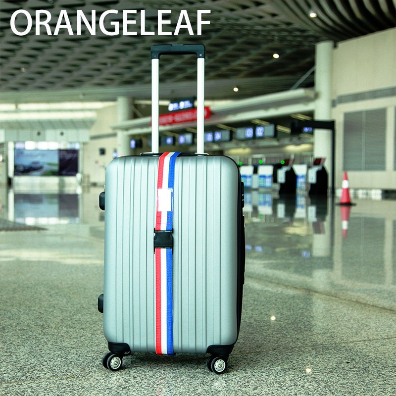 Cinto de viagem ajustável para mala, acessórios de viagem de 200cm de comprimento e fivela com senha de nylon