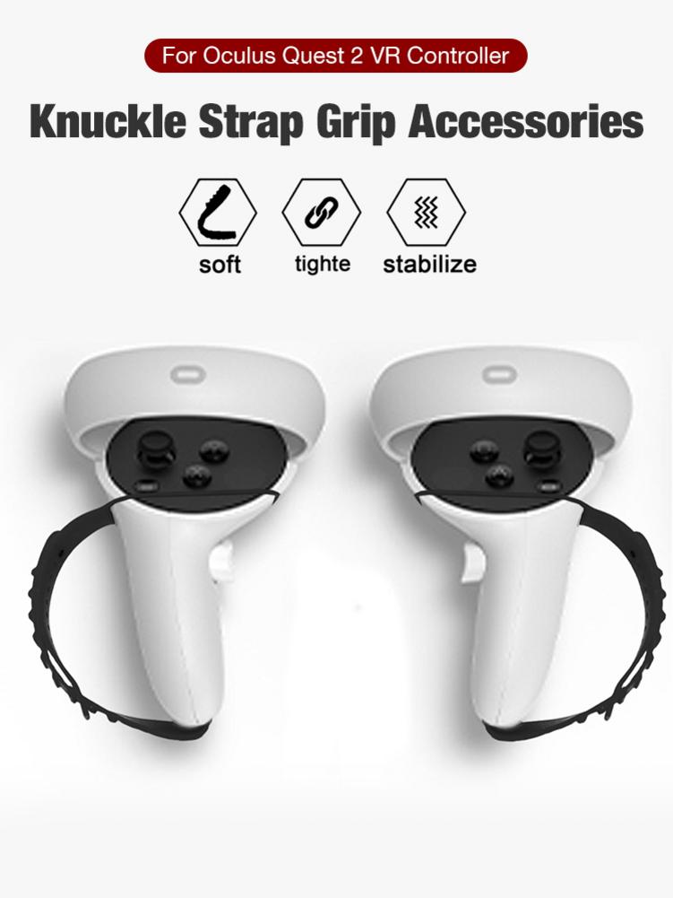 Newest VR Touch Controller Knuckle Straps For Oculus Quest 2 VR Touch Controller Grip Adjustable Knuckle Straps Accessories