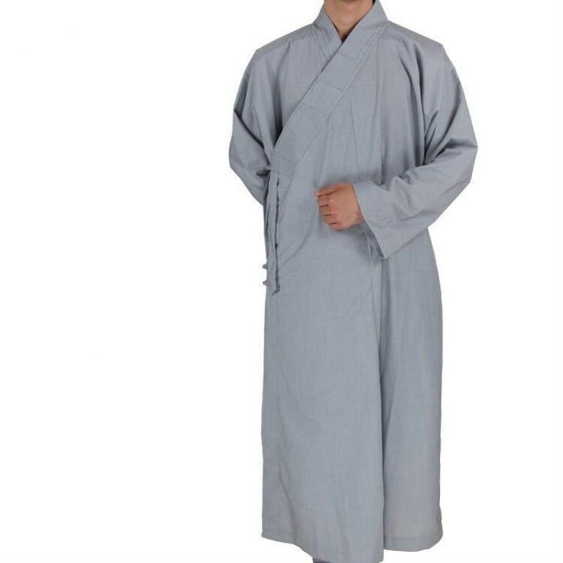 Shoalin Robe Le moine bouddhiste coton robe de shaolin en coton... – Grandado
