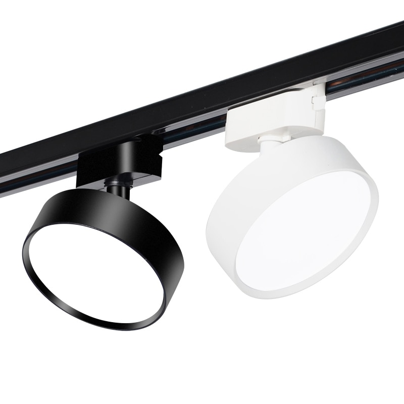 9w 12w 18w ledet kolbe skinne lys aluminium tak skinne skinne belysning få øye på skinne spotlights erstatte halogen lamper  ac220v
