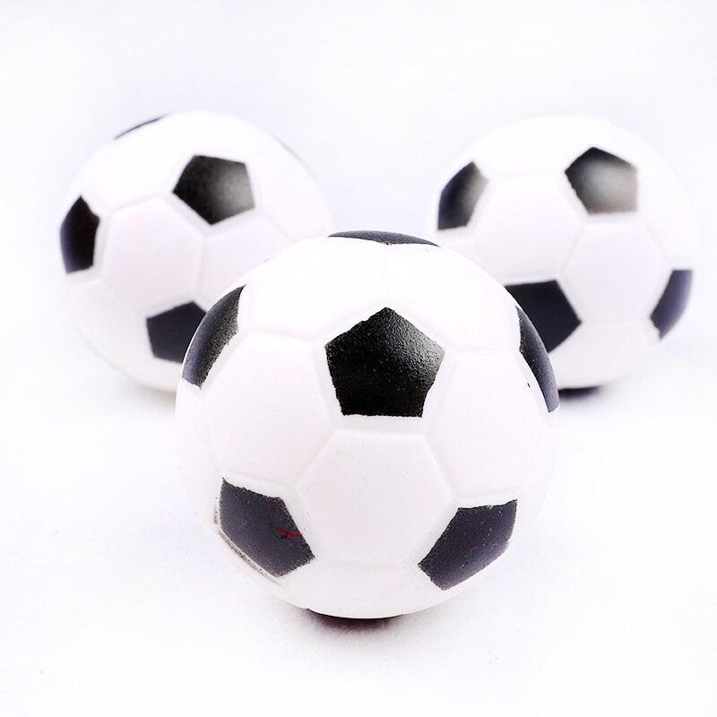 1pc Haustier Hund Spielzeug Gummi Sport Ball Spielzeug für Hund Kauen Spielzeug Quietscher Spielzeug Klang Ball Für Kleine Hund ausbildung Produkt Liefert 6cm: Klang Fußball 6cm