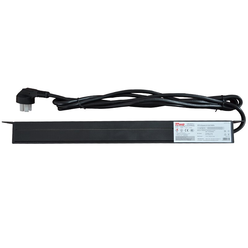 TOWE PDU SPD EN10/I709PS 10A 7 WAYS IEC320 C13 overload protect Cabinet socket Power distribution Unit surge protector 19in