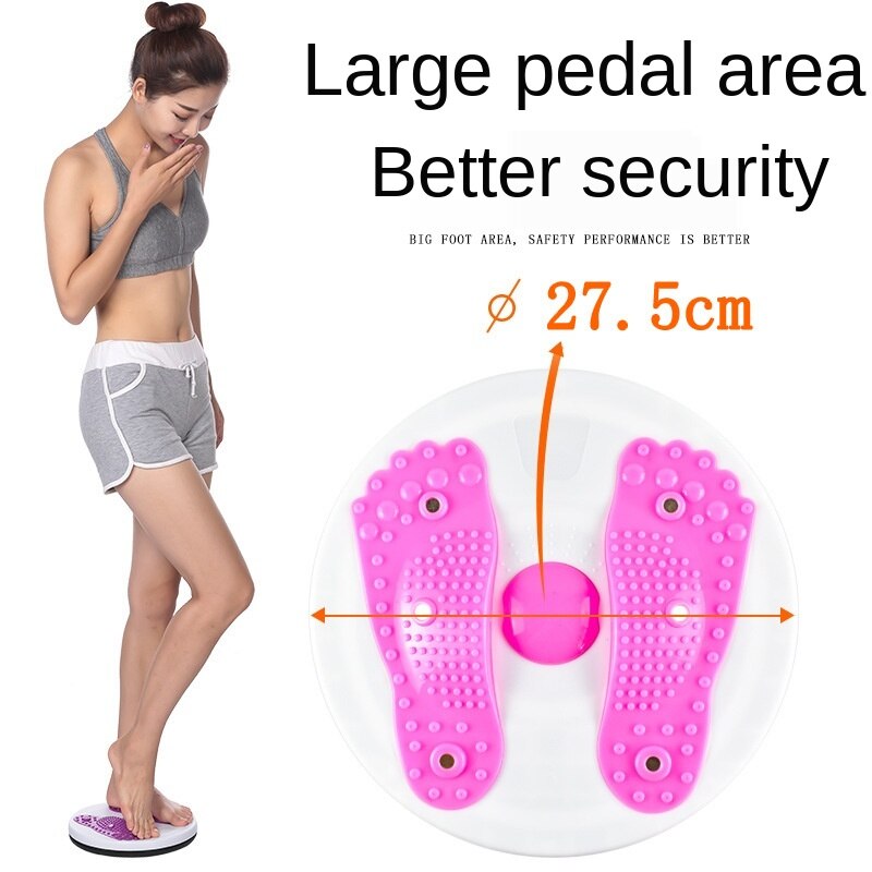 Planche d&#39;équilibre à disque tournant pour la taille, équipement de Fitness pour le corps à la maison, rotation aérobique, plaque de massage magnétique, Wobble