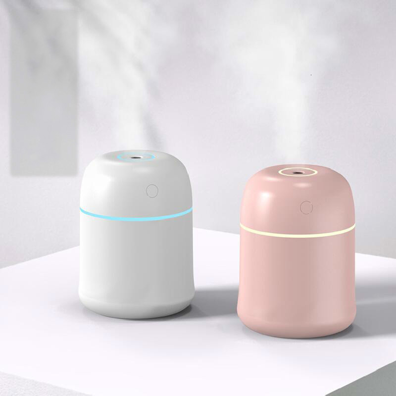 Ultrasone Mini Luchtbevochtiger Usb Aroma Etherische Olie Diffuser Voor Thuis Mist Maker Led Luchtverfrisser Luchtbevochtigers