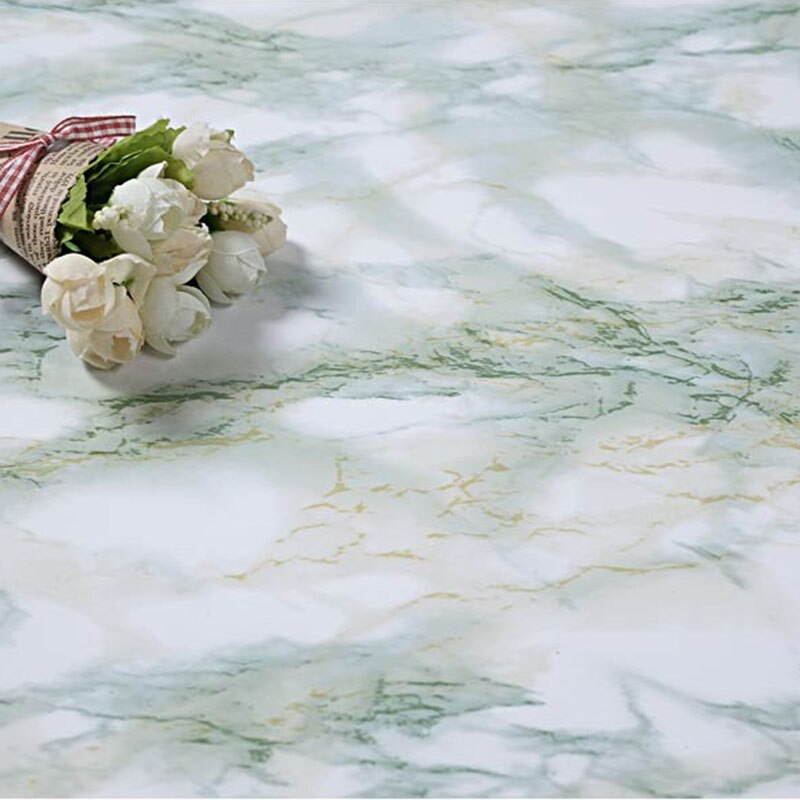 Vandtæt marmor væg klistermærker skab bord bordplade møbler renovering klistermærke køkken selvklæbende olie bevis tapet