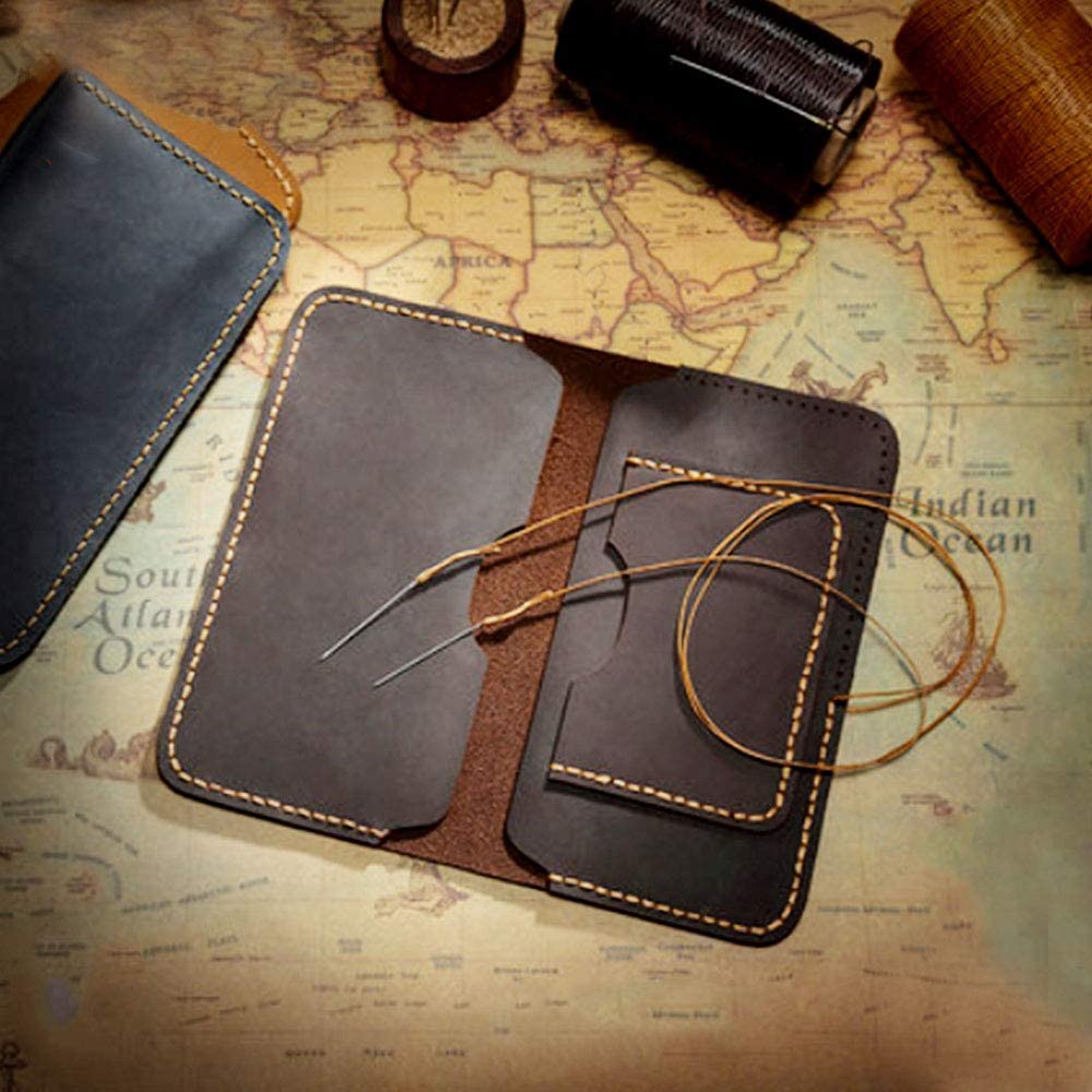 Colorful Leather Sewing Waxed Thread-Practical Long Stitching Thread for Leather Craft DIY Bookbinding Shoe Repairing Projects