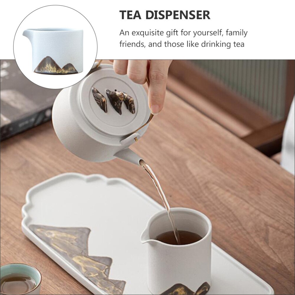 1Pc Japanse Stijl Thee Set Keramische Thee Dispenser Thuis Duurzaam Thee Pitcher
