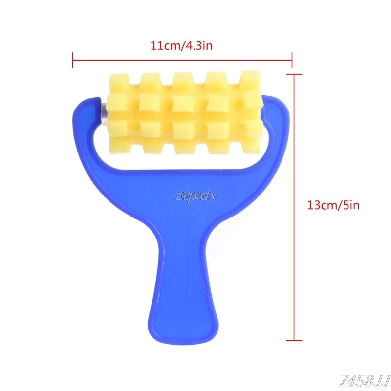 Éponge peinture rouleau bricolage enfant enfant peinture outil jouet préscolaire Art activité 4 pièces G15 directe