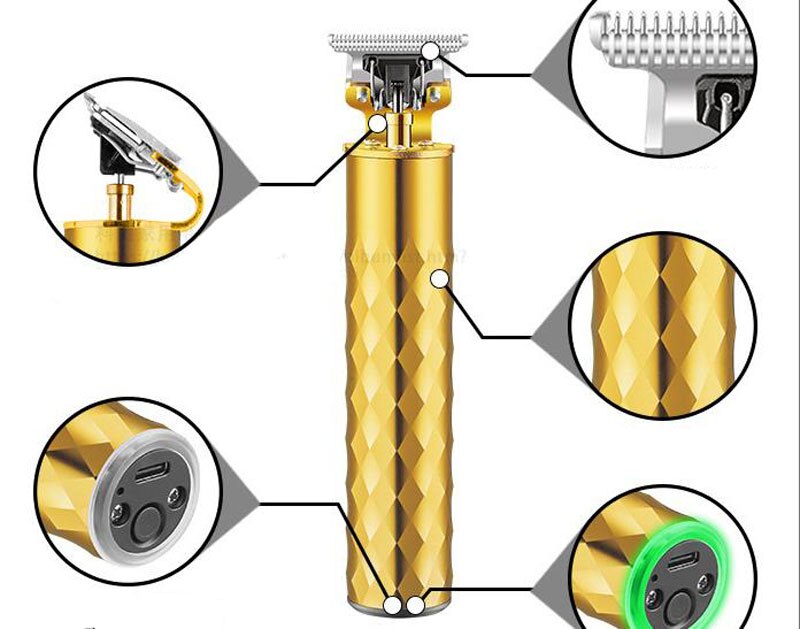 Kemei Elektrische Tondeuse KM-T9A Usb Oplaadbare Tondeuse Oilhead Tondeuse Carving Tondeuse Kapsel Machine