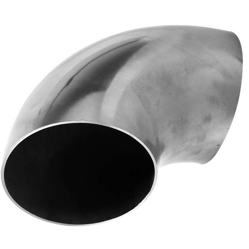 Car 4in Stainless Steel Exhaust Pipe 90 Degree Bend Elbow Pipe Polishing Surface Universal Exhaust Pipe Arrivals