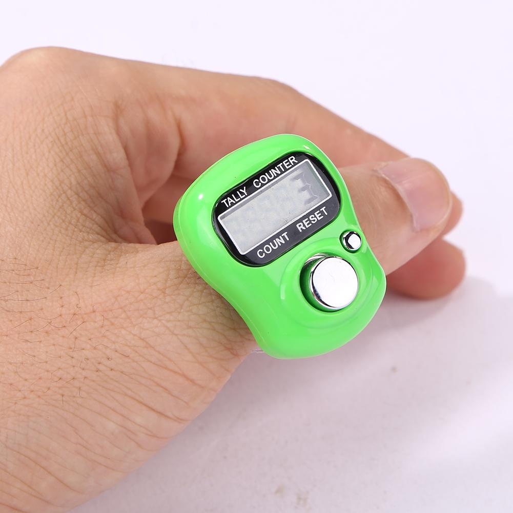 Mini contador portátil Stitch dedo marcador fila precisión practicidad LCD contador Digital electrónico AG3 Botón de batería