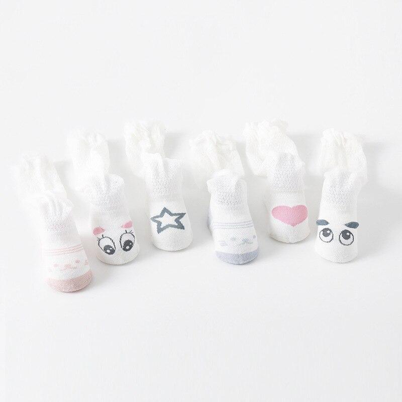 Sommer Dünne Baby Knie Nette Hohe Baumwolle Socken Gittergewebe Atmungsaktive Baby Socken Bein Wärmer Karikatur freundlicher Kleinkind Socken für 0-3Y