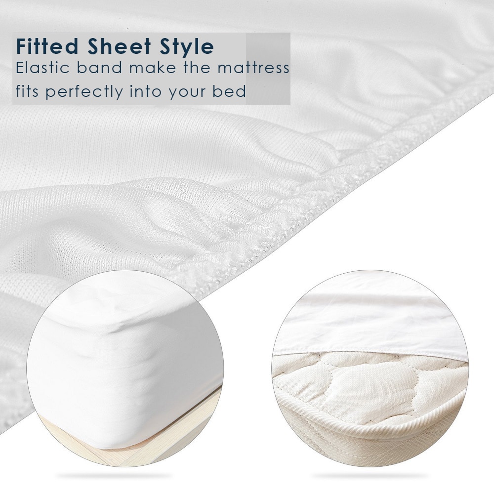 Lfh 160X200cm Waterdicht En Vlekbestendig Matrasbeschermer Bed Bug Proof Wasbare Hypoallergeen Matras Covers