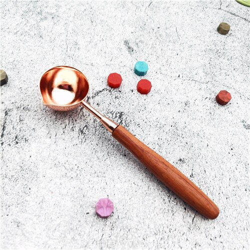 Roestvrij Stalen Lepel Wax Seal Lepel Voor Smelt Wax Gesmolten Ontbinden Wax Lepel Diy Craft Anti Wax seal Stempel Lepel: S009