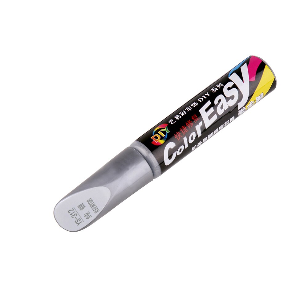 Reparador de pintura para coche, eliminador de arañazos, Color blanco, rojo, negro y plateado: Plata