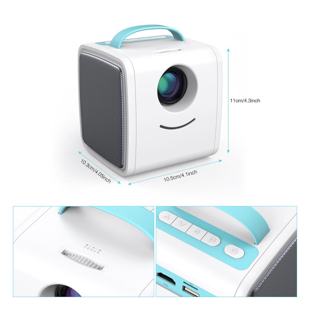 Mini proyector de educación infantil OLOEY proyector portátil full HD 1080p Led smart television juguete para niños para de Año