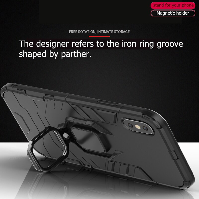 For Xiaomi Redmi 9T Case Bumper Anti-knock Armor Magnetic Suction Stand Full Edge Back Cover For Redmi 9T Case For Redmi 9T 9 T