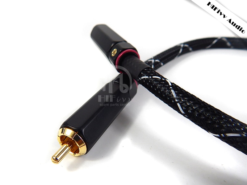 hifi Audio Video 75ohm Digital Coaxial DAC Cable Press Self-locking amplifier decoder RCA cable Stereo TV Audio speaker wire