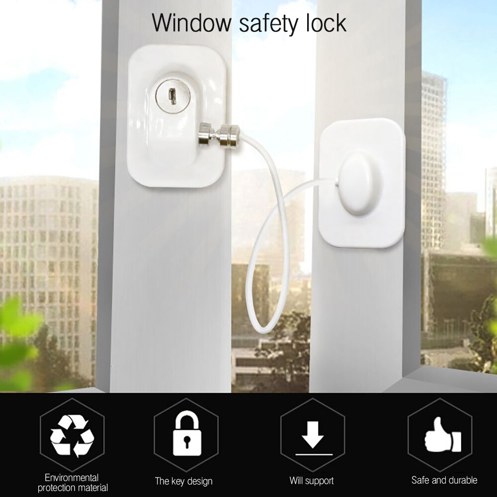 Safety Window Lock Child Lock Self Adhesive Home Baby Protection Children From Being Hurt By Baby Lock Windows Limiter Lock