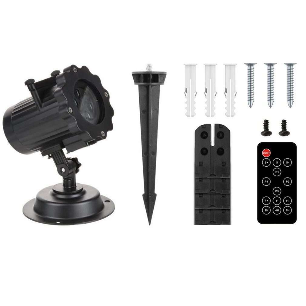 LED Animated Projector Lights Wireless Remote Control Movie Show for Christmas Halloween Party Year EU US Plug