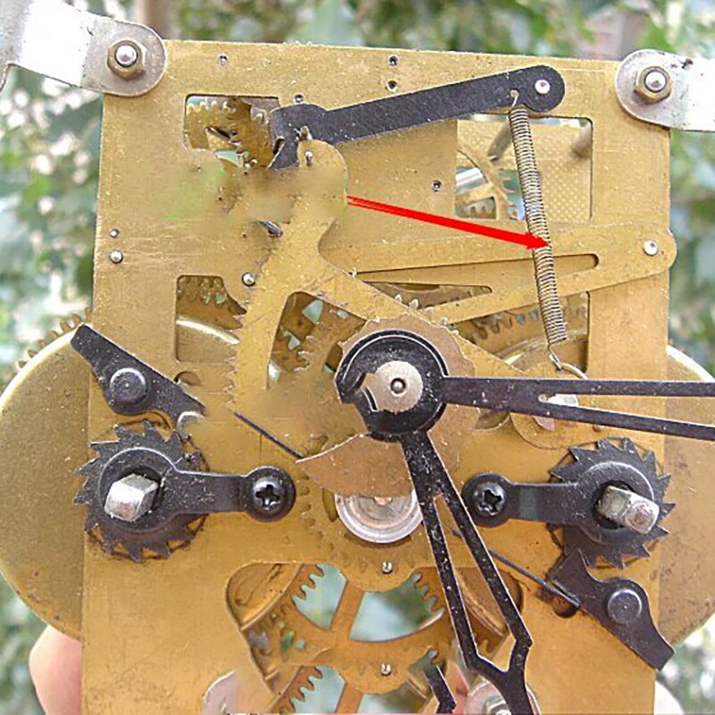 Accessoires d&#39;horloge murale mécanique à ressort, Vintage, pièces de réparation à ressort, mécanisme d&#39;horloge, ressort de Tension